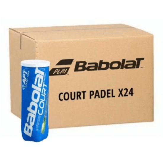 Cajón de Bolas Babolat Court Padel x24