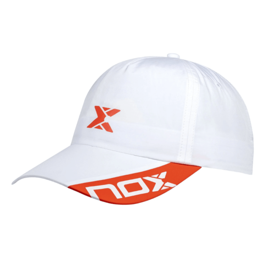 Gorra Nox Blanca_Roja Lado