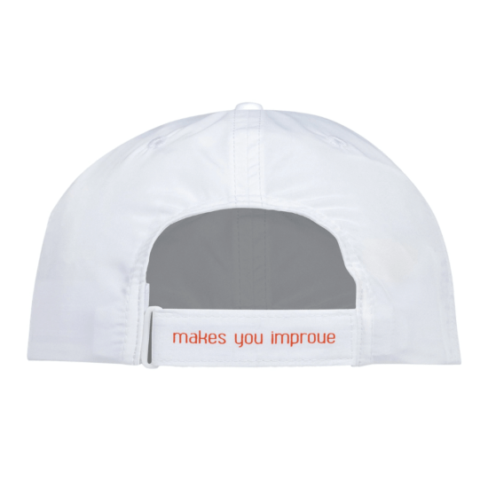 Gorra Nox Blanca_Roja Trasera