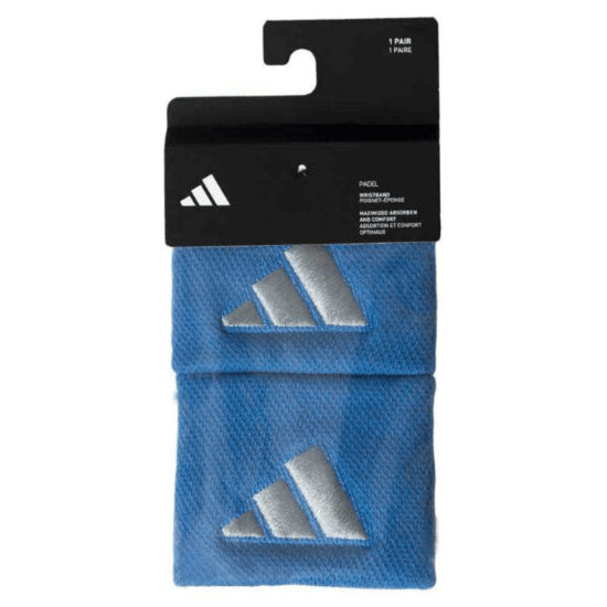 Muñequera Adidas Pequeña Azul Pack