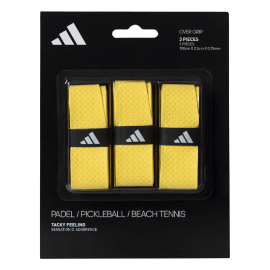 Set 3 Overgrips Adidas Perforados Amarillos (2)