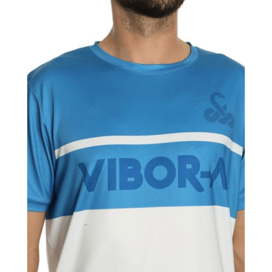 Camiseta Vibora Advanced Pro Azul_Blanco Detalle