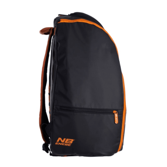 Mochila Enebe Mustang Negro_Naranja Lado