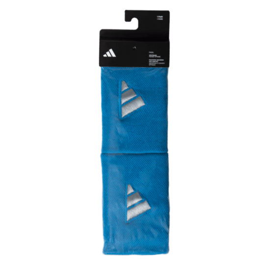 Muñequera Adidas Larga Azul Pack