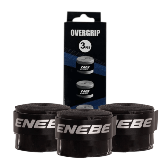 Pack 3 Overgrips Enebe Liso Negro