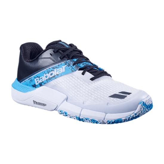 Zapatilla Babolat Movea 2 Blanco_Azul Lado