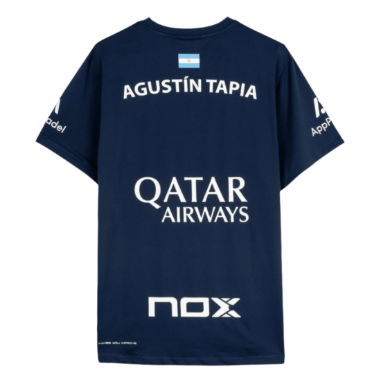 Camiseta Nox Sponsors AT10 Azul Marino Espalda