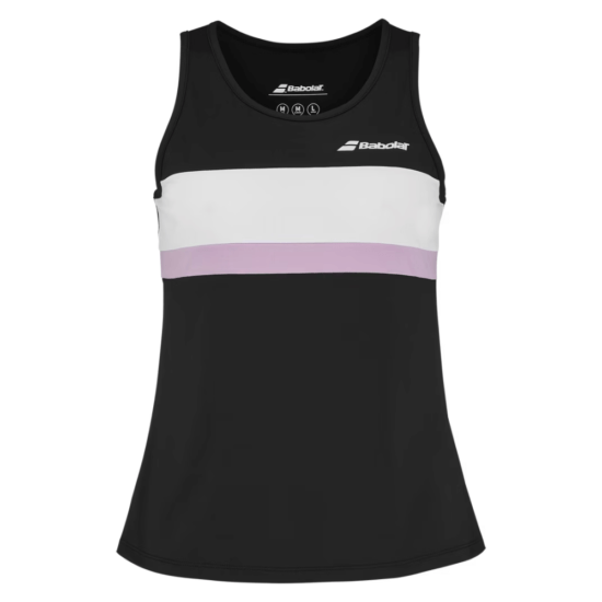 Padel Tank Mujer Negro