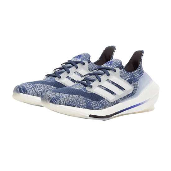 Zapatillas Adidas Ultraboost 21 Primeblue Azul_Blanco Lado