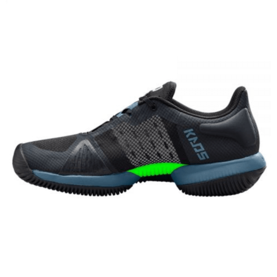 Zapatillas Wilson Kaos Swift Negro_Verde Lado