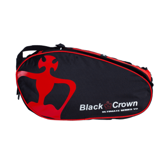 Paletero Black Crown Ultimate Series V2 Negro Rojo Interior
