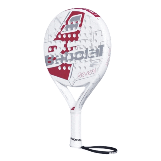 Babolat Reveal Blanco Rojo Lado
