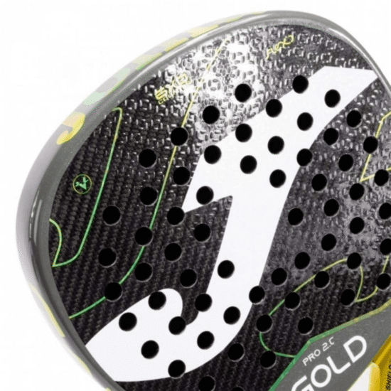 Joma Gold Pro Negro Amarillo Cara
