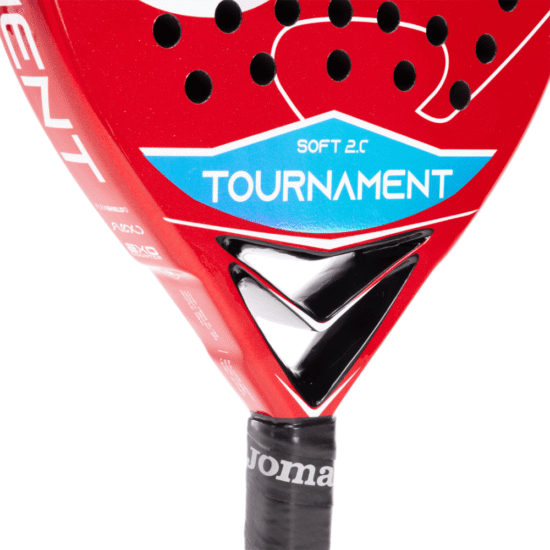Joma Tournament Soft Rojo Blanco Detalle