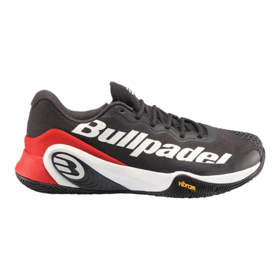 Zapatillas Bullpadel Hack Vibram 23V Negro_Rojo