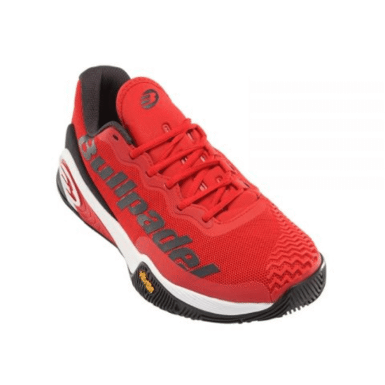 Zapatillas Bullpadel Hack Vibram 23V Rojo Lado