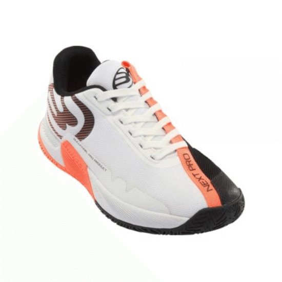 Zapatillas Bullpadel Next Pro 23V Blanco_Naranja Lado