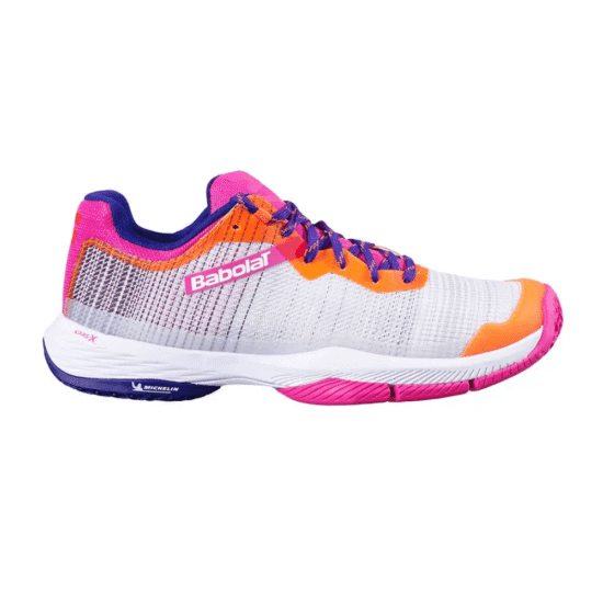Zapatillas Babolat Jet Ritma Gris_Rosa Mujer