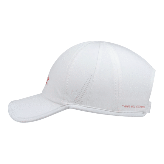Gorra Nox Blanco_Rojo Lado