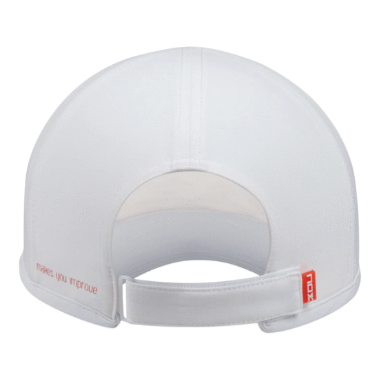 Gorra Nox Blanco_Rojo Trasera