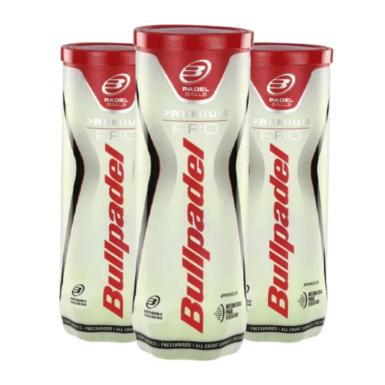 Pack 3 Bote de Bolas Bullpadel Premium Pro