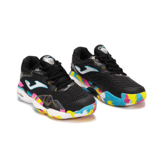 Zapatillas Joma Smash Men 2591 Negro Multicolor Lado Zapatillas Joma Smash Men 2591 Negro Multicolor Lado