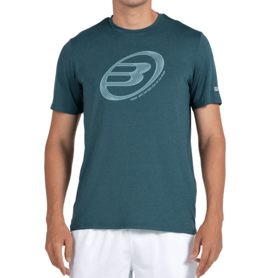 Camiseta Bullpadel Lande Verde Oscuro Vigore