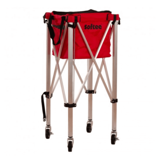 Carro Portapelotas Softee Aluminio Rojo