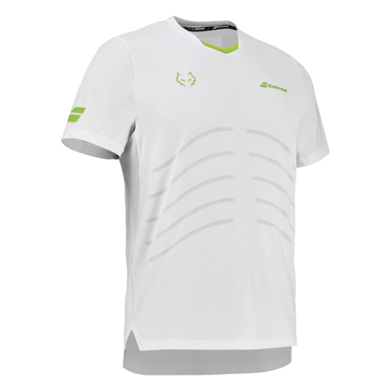 Camiseta Babolat Crew Neck Tee Réplica Lebron Blanco Lado