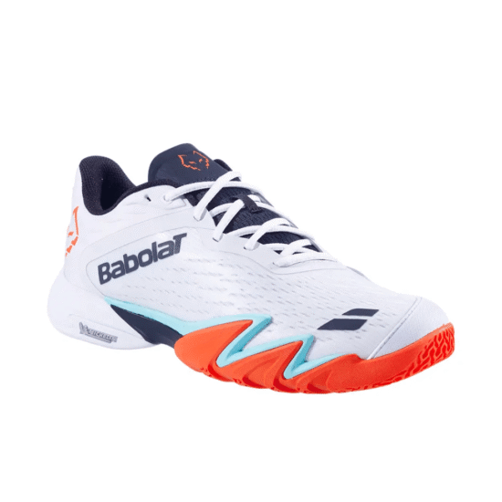 Zapatillas Babolat Premura 3 Juan Lebrón Blanco_Naranja Lado