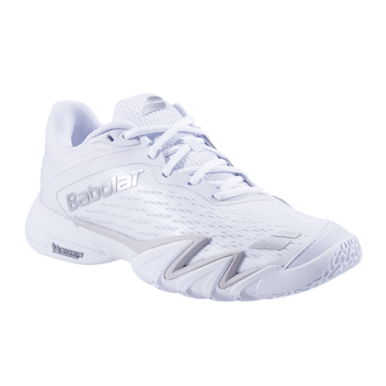 Zapatillas Babolat Premura 3 Women Blanco_Gris Lado