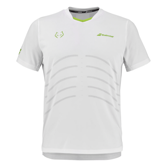Camiseta Babolat Crew Neck Tee Réplica Lebron Blanco
