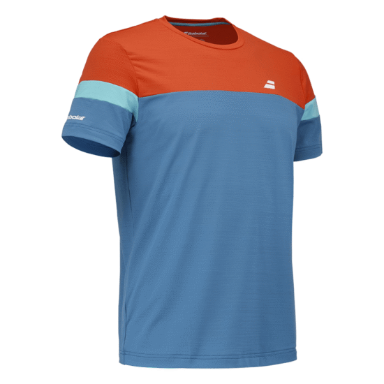 Camiseta Babolat Crew Neck Tee Seaport Lado