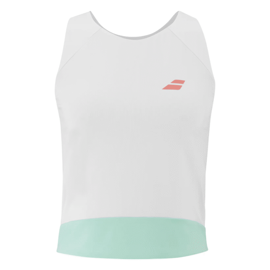 Camiseta Babolat Perf Tank Blanco_Blanco