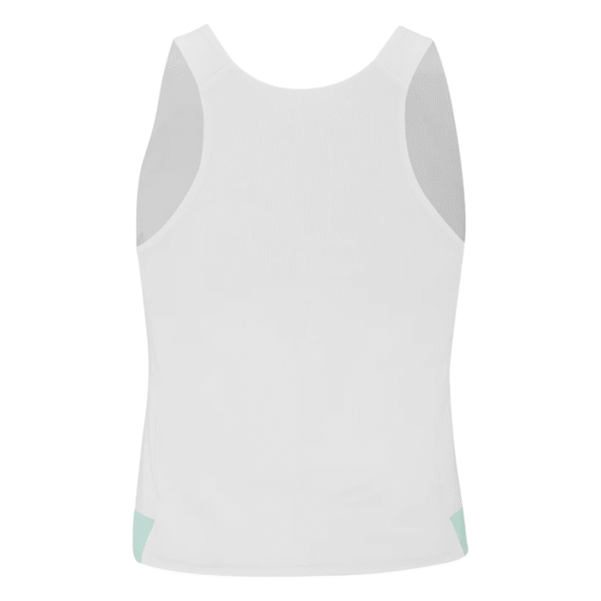 Camiseta Babolat Perf Tank Blanco_Blanco Espalda Camiseta Babolat Perf Tank Blanco_Blanco Espalda