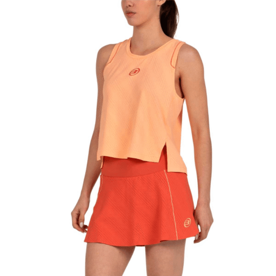 Camiseta Bullpadel Amalia Naranja Pastel Lado