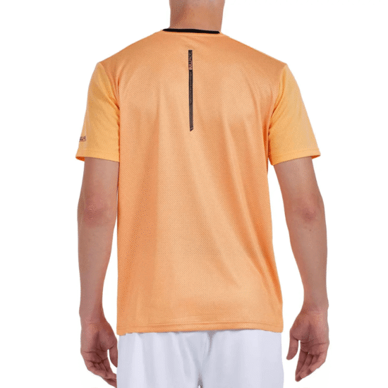 Camiseta Bullpadel Castil Mandarina Espalda Camiseta Bullpadel Castil Mandarina Espalda