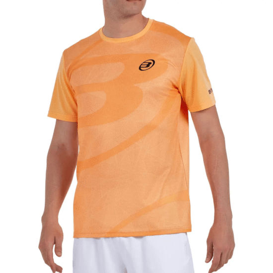 Camiseta Bullpadel Castil Mandarina Lado