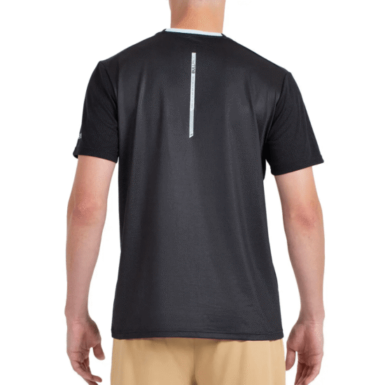Camiseta Bullpadel Castil Negro Espalda Camiseta Bullpadel Castil Negro Espalda