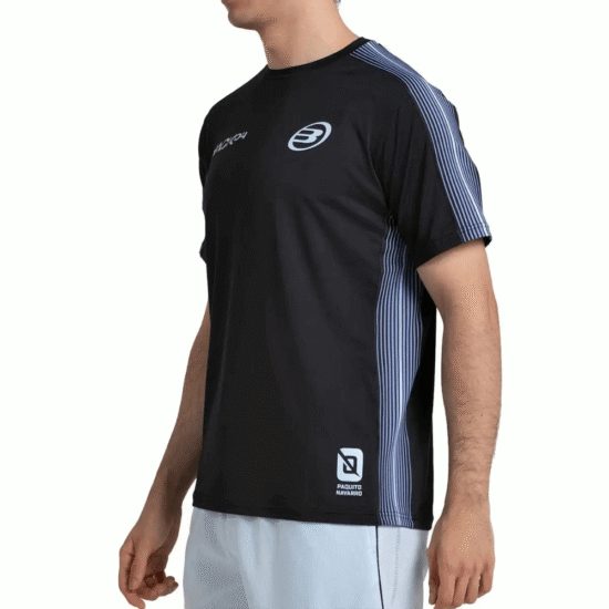 Camiseta Bullpadel Paquito 26V Negro Lado