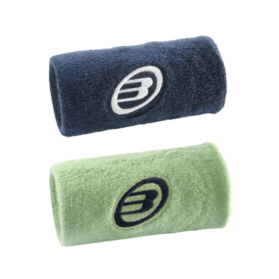 Muñequera Bullpadel BPMU262 Azul Oscuro_Verde Acido