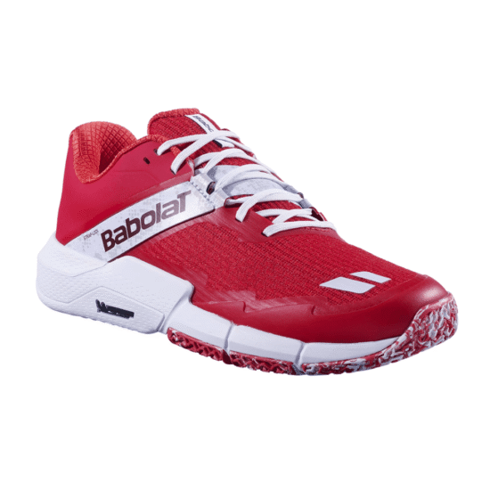 Zapatillas Babolat Movea 2 Fiery Red_White Lado