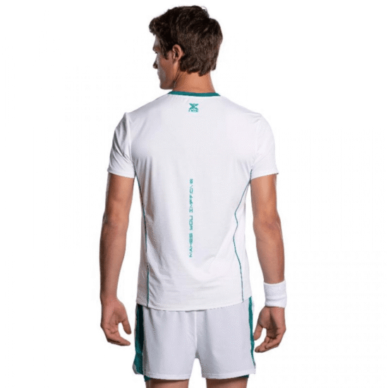 Camiseta Nox Pro Blanco_Ivy Verde Espalda Camiseta Nox Pro Blanco_Ivy Verde Espalda