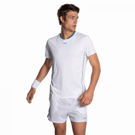 Camiseta Nox Pro Blanco_Ivy Verde Lado Camiseta Nox Pro Blanco_Ivy Verde Lado