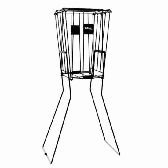 Cesta Portapelotas Softee Aluminio Negro