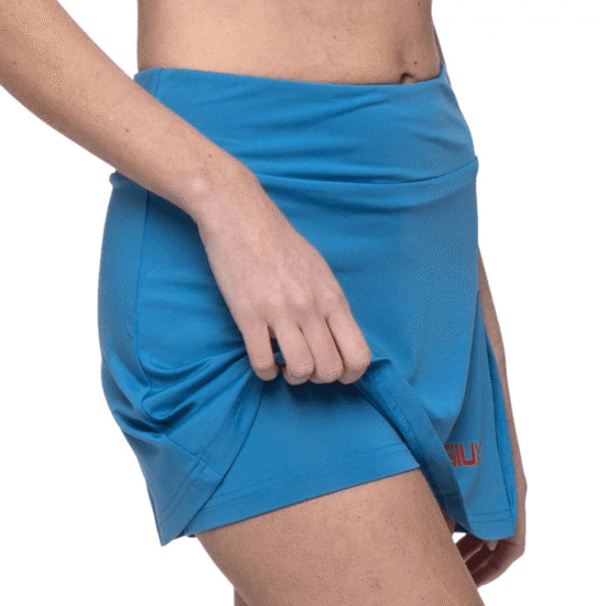 Falda Siux Cyber 26 Azul Lado Falda Siux Cyber 26 Azul Lado