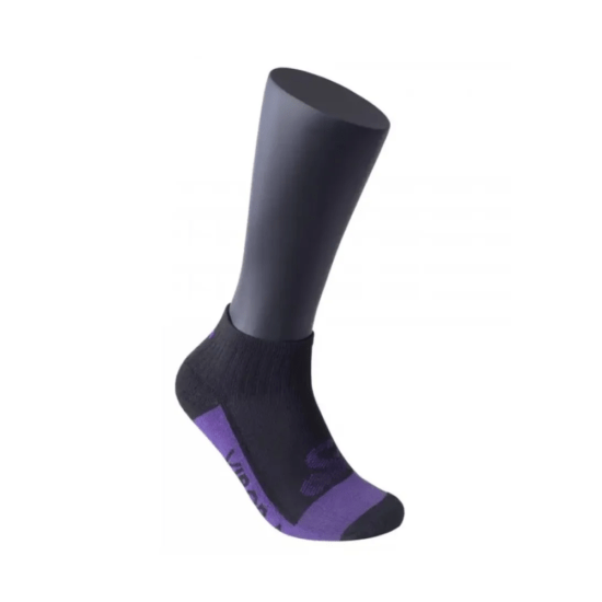 Calcetín Vibora Caña Baja NegroVioleta