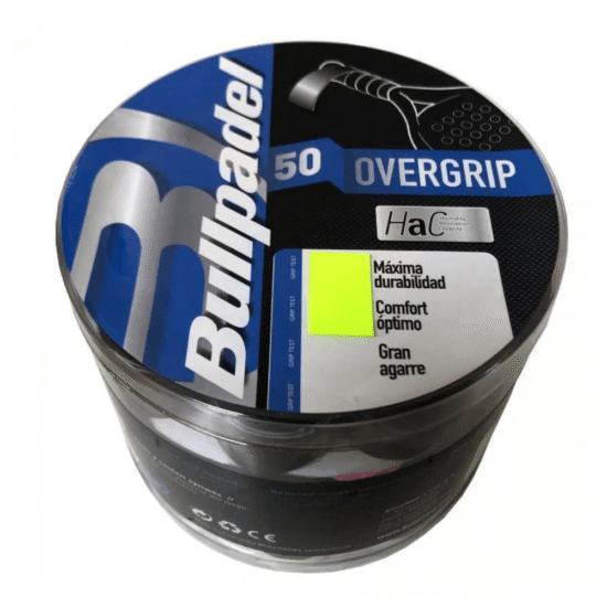 Tambor Bullpadel GB1604 Colores 50 Overgrips Tarrina