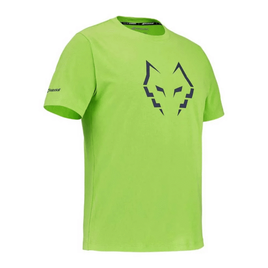 Camiseta Babolat Cotton Tee Juan Lebrón Verde Lado Camiseta Babolat Cotton Tee Juan Lebrón Verde Lado