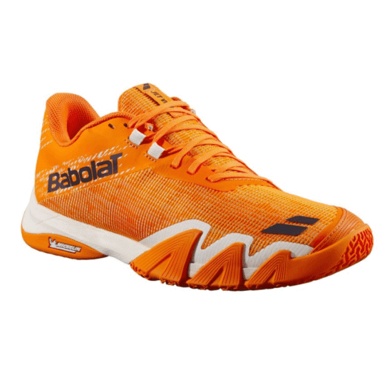 Zapatillas Babolat Jet Viva M Naranja_Crema Lado